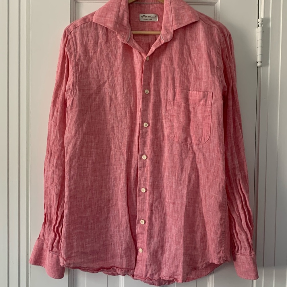 Peter Millar Men’s Crown Cool Linen Shirt